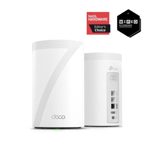 TP-Link Deco BE68 BE14000 Tri-Band Whole Home Mesh Wi-Fi 7 System (1-pack) 688 Mbps at 2.4 GHz + 4324 Mbps at 5 GHz + 8647 Mbps at 6 GHz Network - Consumer