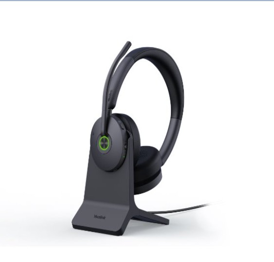 Yealink WH68 Hybrid with Charging Stand DECT & Bluetooth Wireless Technology VOIP Headsets