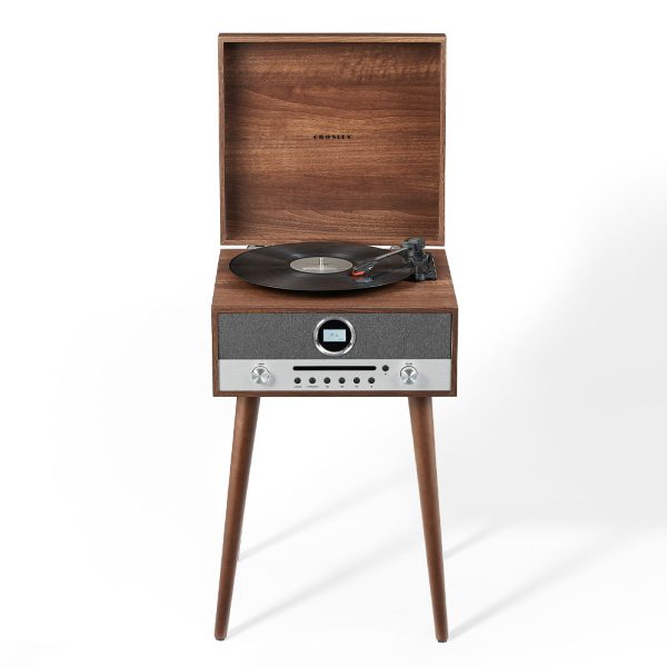 Crosley Nash 7-in-1 Vinyl Record Player - Walnut