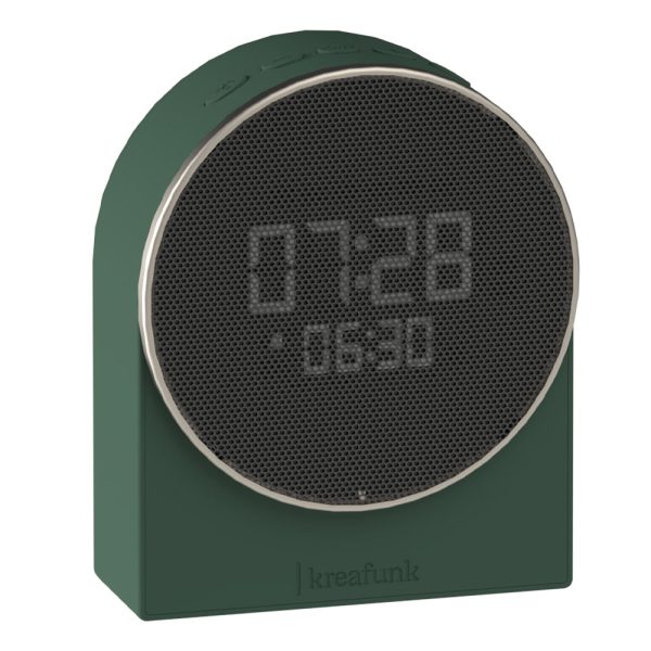 Kreafunk Ivy Alarm Clock W/ Bluetooth Speaker - Nordic Green