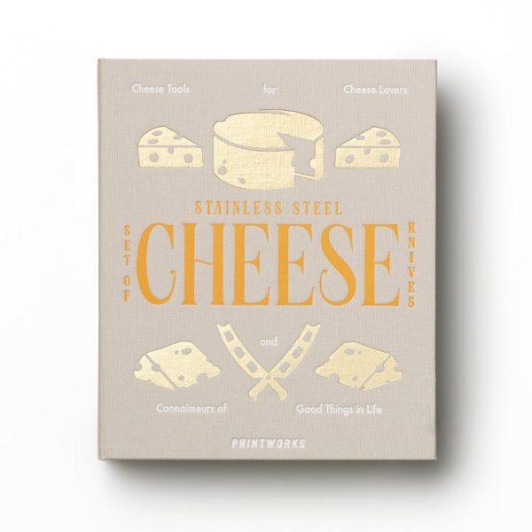 Printworks The Essentials Cheese Tools-Beige Orange