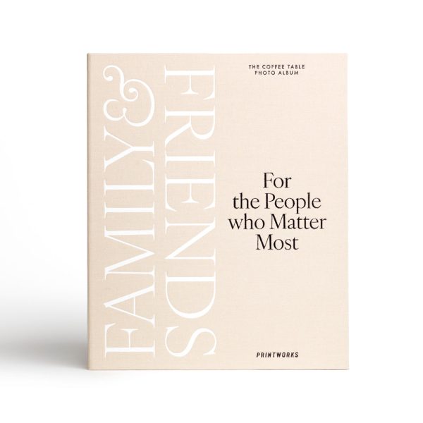 Printworks Photo Album-Family and Friends-Beige