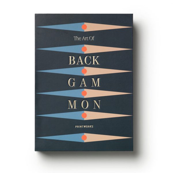 Printworks Classic Art of Backgammon-Anthracite Grey