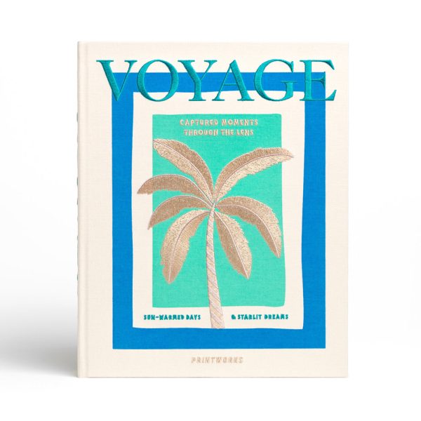 Printworks Embroidered Photo Album-Voyage