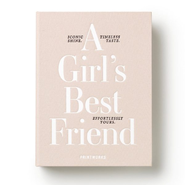 Printworks Jewellery Box A Girls Best Friend-Beige Medium
