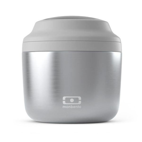 Monbento Mb Element Isolated Bento Box - Metallic Silver