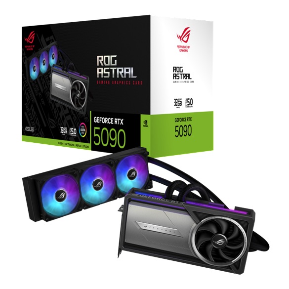 ASUS ROG Astral LC GeForce RTX™ 5090 32GB GDDR7 Video/Graphics Cards