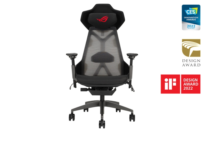 ASUS ROG Destrier Ergo Gaming Chair - Black Furniture