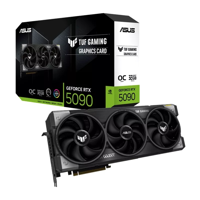 ASUS nVidia GeForce TUF Gaming RTX™ 5090 32GB GDDR7 Gaming Video/Graphics Cards