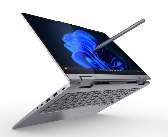 LENOVO ThinkBook 14 Yoga 2-in-1 G5 14' WUXGA TOUCH Intel U7-255U 32GB DDR5 512GB SSD Windows 11 PRO Intel GPU Thunderbolt Fingerprint 1YR OS 1.6kg Notebooks