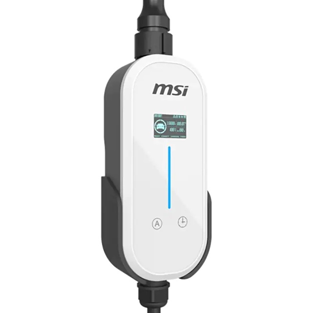 MSI Portable EV Charger White Ezgo 10A+15A+Home kit EV Charger