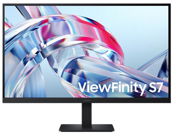 Samsung ViewFinity S70H 27' 4K UHD IPS Monitor 3840x2160 16:9 60Hz HDR10 DP HDMI Tilt VESA HAS Eye Saver Mode Black 3YR WTY Monitors