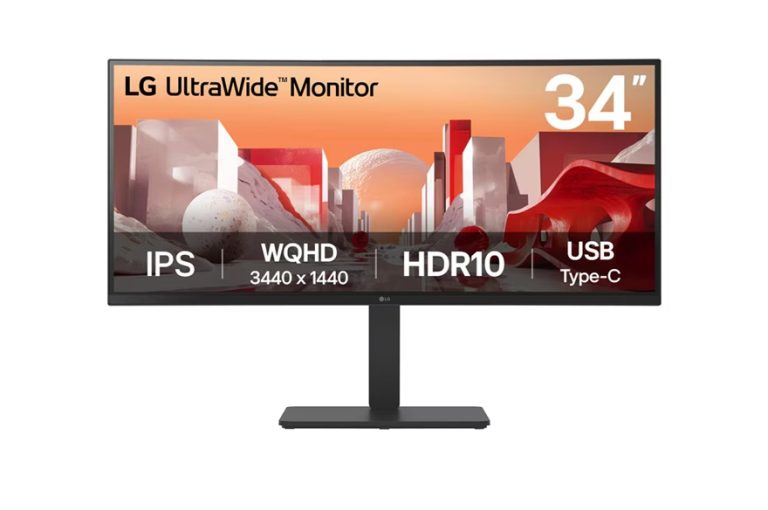 LG 34' UltraWide QHD Curved IPS 60Hz Monitor, 3440x1440, sRGB 99% ...
