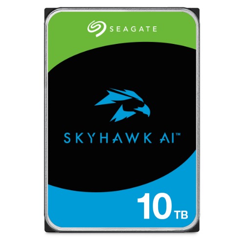 Seagate 10TB 3.5' SkyHawk Surveillance AI Hard Disk Drives - SATA