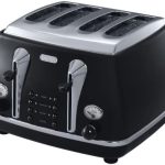 DeLonghi Icona, 4 Slice Toaster, CTO4003BK, Black